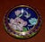 Vintage Chinese Small Cloisonné Bowl With Floral Interior For Sale - Image 9 of 13