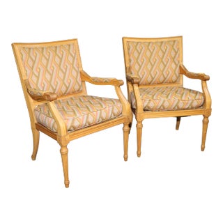Louis XV Fruitwood Bergeres For Sale