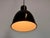 Black Small Industrial Black Enamel Pendant Lamp, 1950s For Sale - Image 8 of 13