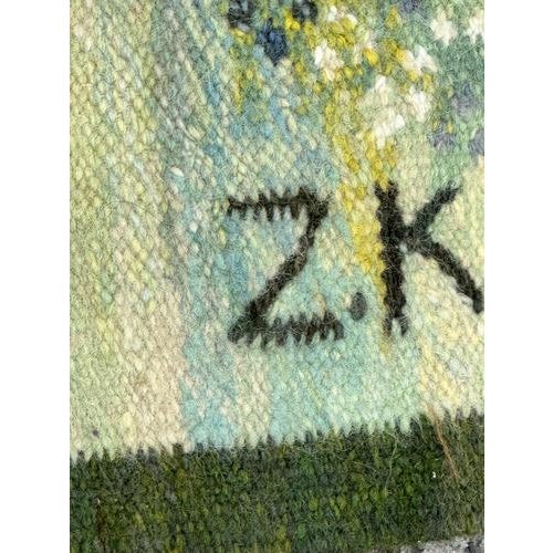 Vintage Handwoven Polish Tapestry, 1970s For Sale - Image 11 of 18