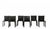 Black CAB T4 Chairs in Black Leather by Mario Bellini for Cassina, Italy, 1970s, Set of 6 For Sale - Image 8 of 8