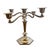 French Art Deco Silver-Plated Five-Light Candelabra, 1920 For Sale - Image 6 of 9