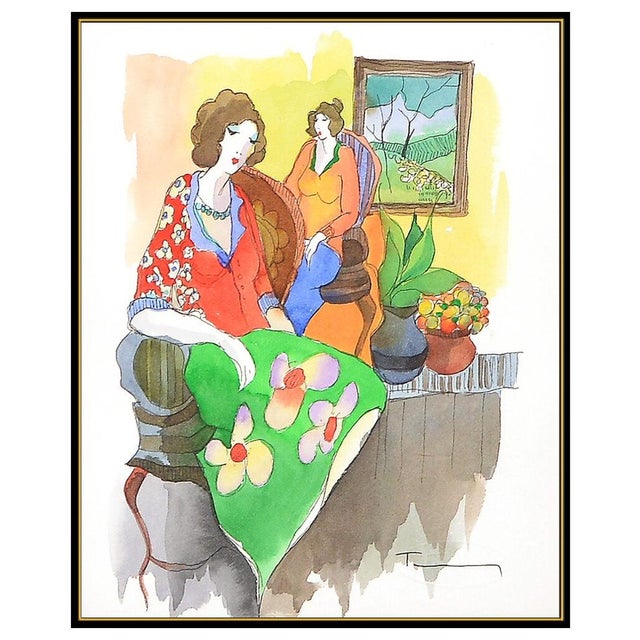 Message us to inquire about custom framing options! (Included for free with every purchase) The artwork here, "The Lounge...