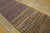 1950s Multicolor Stripe Vintage American Rag Rug Runner 3' X 33' Handknotted Wool Carpet For Sale - Image 4 of 6