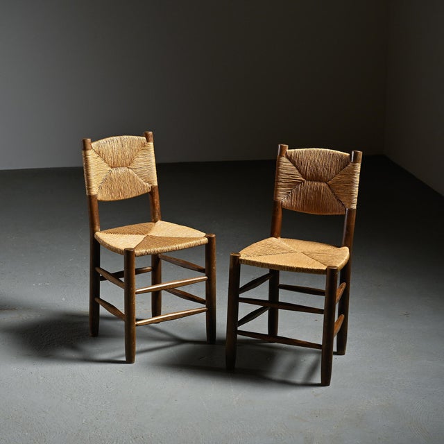Bauche Chairs by Charlotte Perriand for Steph Simon, 1950, Set of 2 For Sale - Image 16 of 16