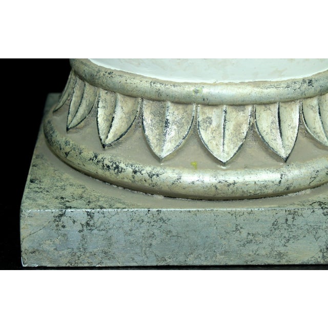 1990s Ceramic Fine Arts Lamps Co. Hand Painted Table Lamp For Sale - Image 12 of 13