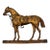 Late 19th-Early 20th Century Anglo-American Gilt Bronze Horse Silhouette For Sale