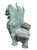 1990s 1990s Monumental Pair of Southeast Asian Verdigris Bronze Guardian Lion Statues For Sale - Image 5 of 12