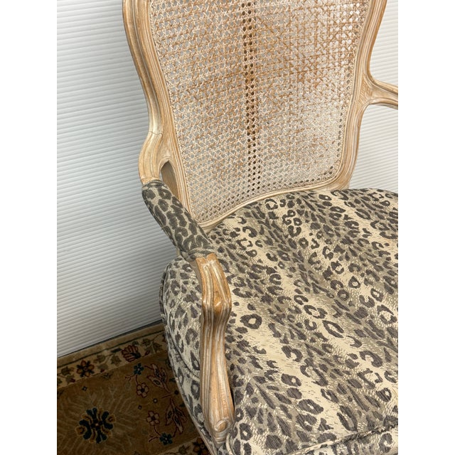 Early 21st Century Louis XV French Country Bergere Chair For Sale - Image 5 of 11