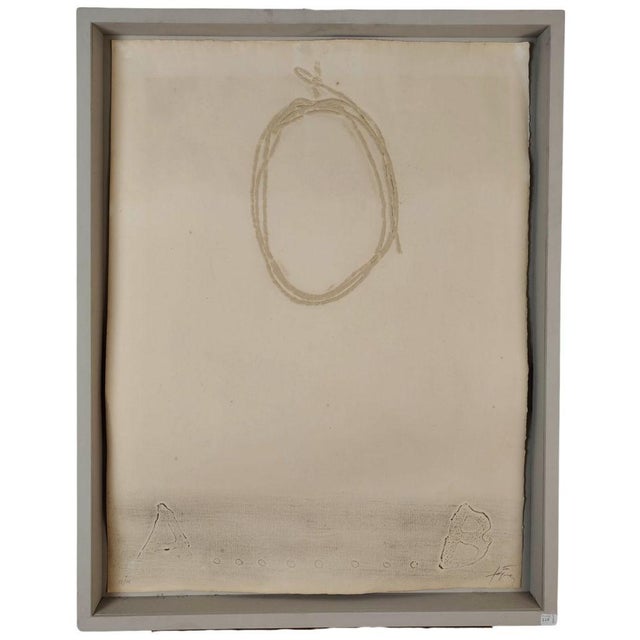 Antoni Tàpies, Cordill, 1972, Etching, Framed For Sale - Image 9 of 9