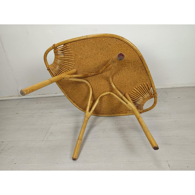Vintage Rattan Coffee Table, 1950s For Sale - Image 13 of 14