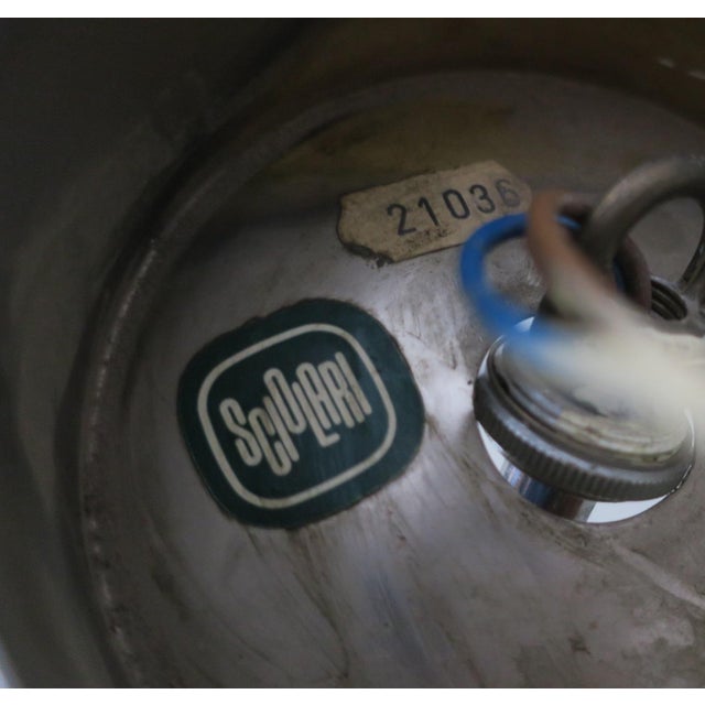 Italian Brass and Glass 8-Arm Chandelier by Gaetano Sciolari, 1970s For Sale - Image 10 of 12