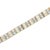 10K Yellow Gold 4.0 Cttw Alternating Baguette & Round Cut Diamond Bezel- & Prong-Set 7" Tennis Bracelet (G-H Color, SI1-SI2 Clarity) For Sale - Image 4 of 8
