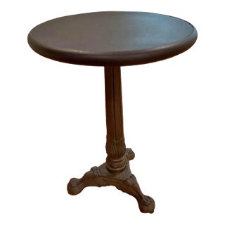 Restoration Hardware Cast Iron Side Table For Sale