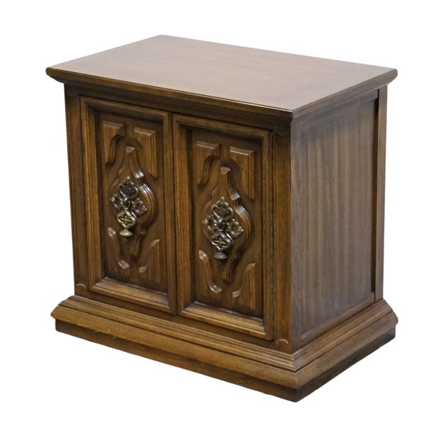 UNIQUE FURNITURE Bolero II Collection Spanish Mediterranean 26" Cabinet Nightstand 2817 - Sandia Finish 25" High 26" Wide...