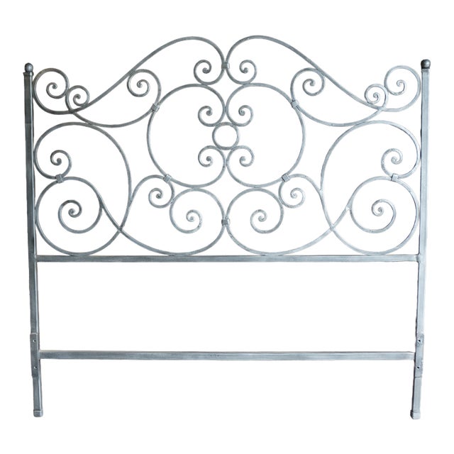 Ethan Allen Iron Scroll Queen Headboard For Sale