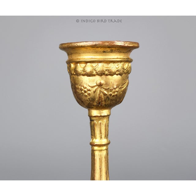 Early 1900's Art Nouveau American Candlestick Holders - Set of 2 For Sale - Image 4 of 10