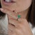 1.20 Carat Colombian Emerald and Baguette Diamond 3-Stone Ring, Size 6 For Sale - Image 4 of 6