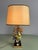 Italian Hollywood Regency Porcelain Waterbird Table Lamp with Sculptural Brass Foliage attributed to Giulia Mangani, Italy, 1970s For Sale - Image 10 of 16