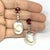 2010s Diamond Rubellite Tourmaline Pearl Earrings 18k Gold 6.25 TCW Certified For Sale - Image 5 of 12