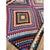 1940s 1940s Diamond Multicolor Turkish Decorative Flaweave Wool Kilim 6' 6" X 11' Rug For Sale - Image 5 of 5