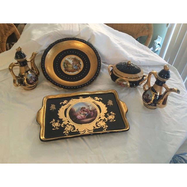 Antique Persian Porcelain Set of 8 For Sale - Image 13 of 13