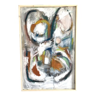 Framed Contemporary Original Modern Abstract Acrylic Painting on Canvas For Sale