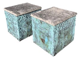Example of Verdigris Copper Finish Furniture