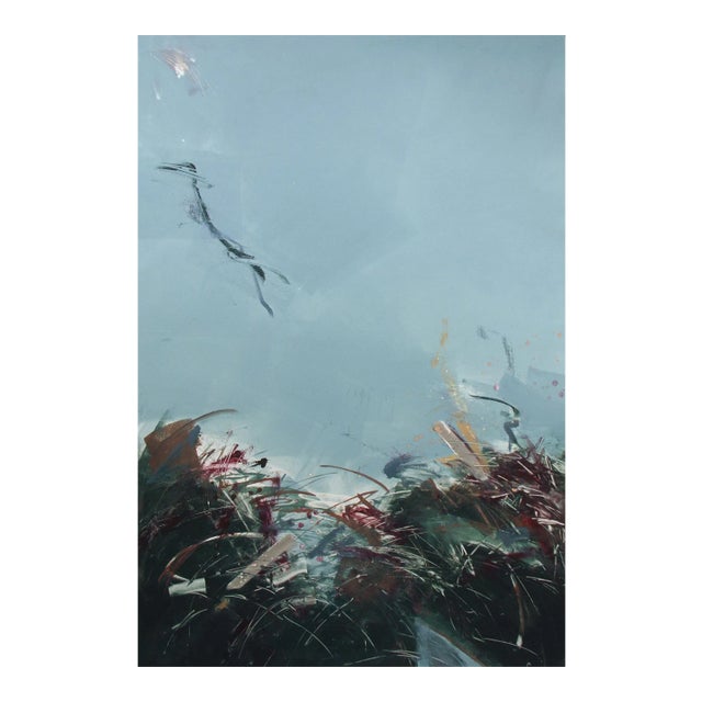 1986 Howard Hersh "Nature's Way #5" Signed Abstract Monotype Print For Sale