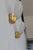 Metal Mid-Century Modern Brass and Glass Wall Lights from ASEA, 1950s, Set of 2 For Sale - Image 7 of 11