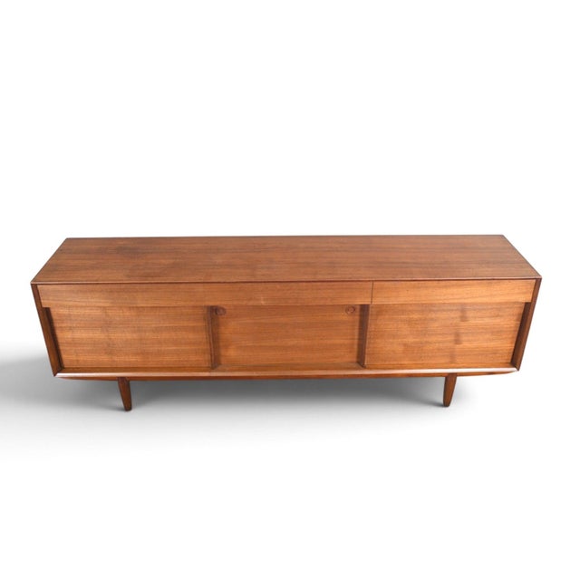 Mid 20th Century Vintage John Herbert Low Teak Credenza, Attributed For Sale - Image 5 of 9