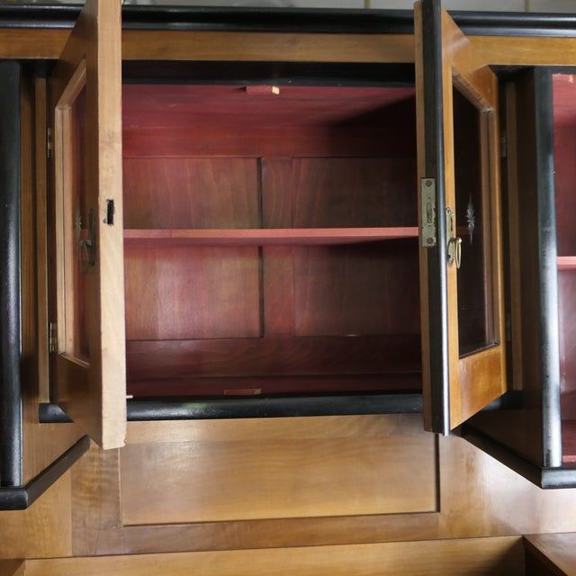Viennese Cherrywood Veneer Buffet Cabinet, 1920 For Sale - Image 4 of 13