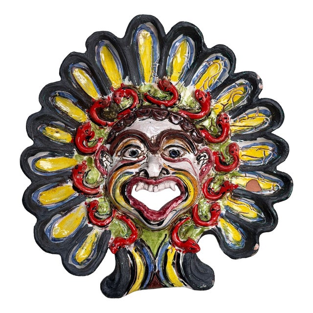 Apotropaic Wall Mask by Gennaro Condurso, Italy, 2010s For Sale