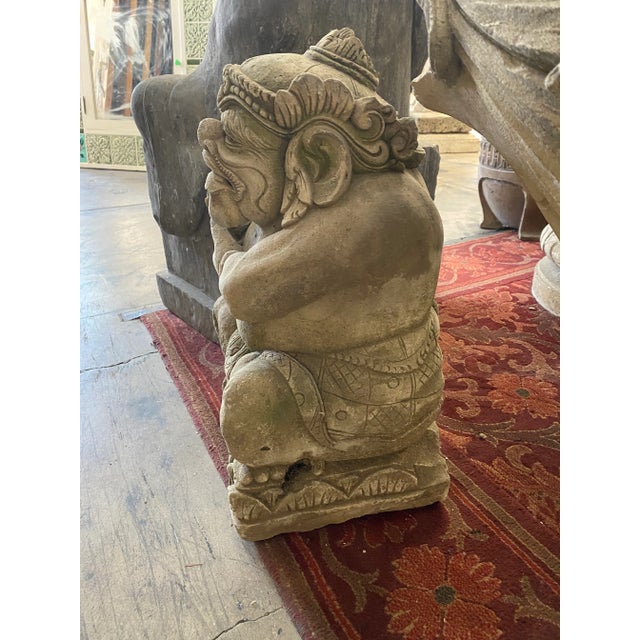 1940s Balinese Demi God Twalen Statue For Sale - Image 5 of 10