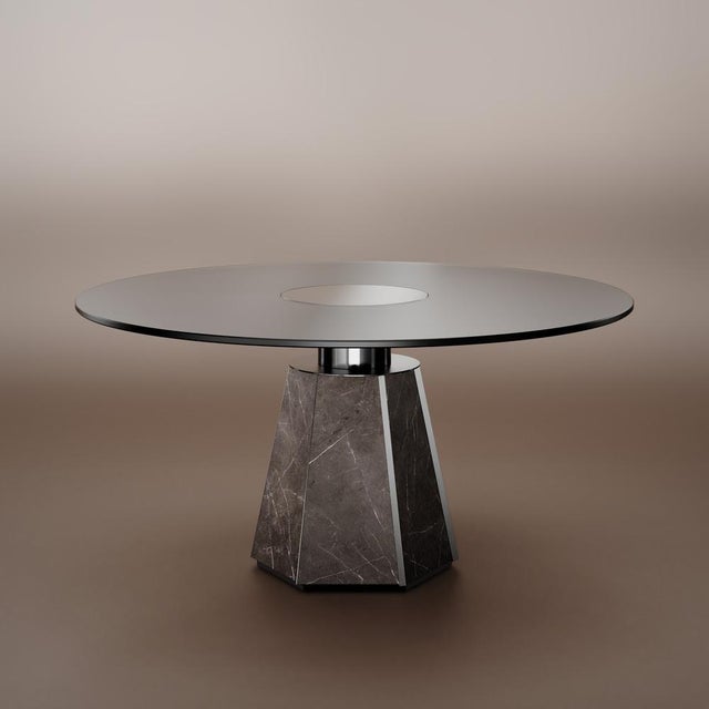 Black Texas Dining Table by Porus Studio For Sale - Image 8 of 12