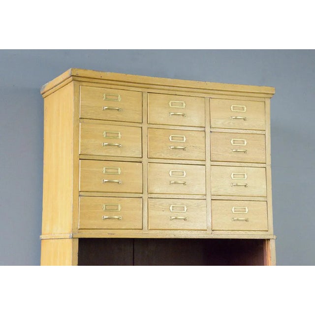Oak Filing Drawers, 1930s For Sale - Image 6 of 11