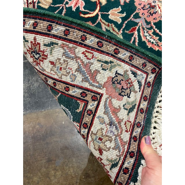 1990s 1990s Handwoven Persian Design Indian Rug 2'6" X 9'6" For Sale - Image 5 of 6