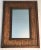 1970s Vintage Woven Bamboo & Reed Frame Wall Mirror 29.5" For Sale - Image 5 of 5