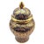 Late 20th Century Thai Benjarong Hand-Painted Gilt Porcelain Covered Jar 6.6" For Sale - Image 14 of 17