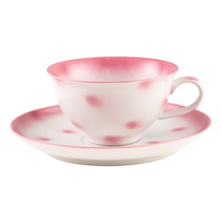 Yellow Dots Porcelain Collection Tea Cup from Litolff For Sale