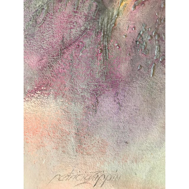 Late 20th Century Patricia Zippin "Tillamook Flight 5 of 12" 1980s Abstract Painting For Sale - Image 5 of 8