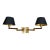 1960’s Mid-Century Hollywood Regency Brass Sconces by Chapman - A Pair For Sale