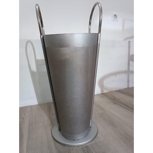 Magazine Rack and Umbrella Stand attributed to Marius Mascagni, 1970s, Set of 2 For Sale - Image 10 of 15