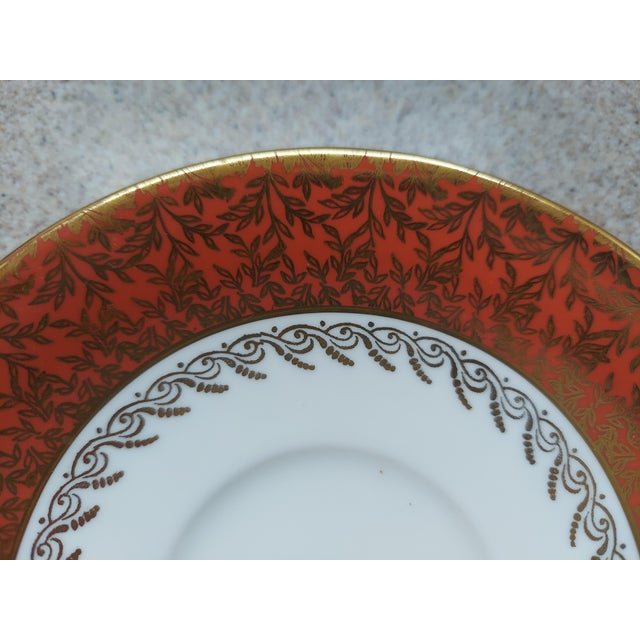 Vintage Aynsley Bone China Cabbage Rose Tea Cup and Saucer- 2 Pieces For Sale - Image 11 of 15