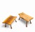 Brown Brutalist Mimesis Nesting Tables, 1960s, Set of 2 For Sale - Image 8 of 18