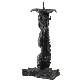 Brutalist Table Candleholder, 1970s For Sale