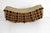 1950s Art Deco Danish Curved Banana Sofa W Textured Mohair Type Upholstery For Sale - Image 11 of 18
