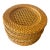 Vintage 1970s Coastal Rattan Cane Woven Charger Placemats - Set of 8 For Sale