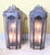 1980s Large Exceptional Pair of Hand-Forged Iron Wall Lanterns Architectural Sconces For Sale - Image 5 of 14
