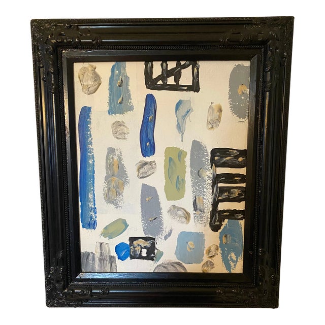 Abstract Acrylic Painting, Framed For Sale